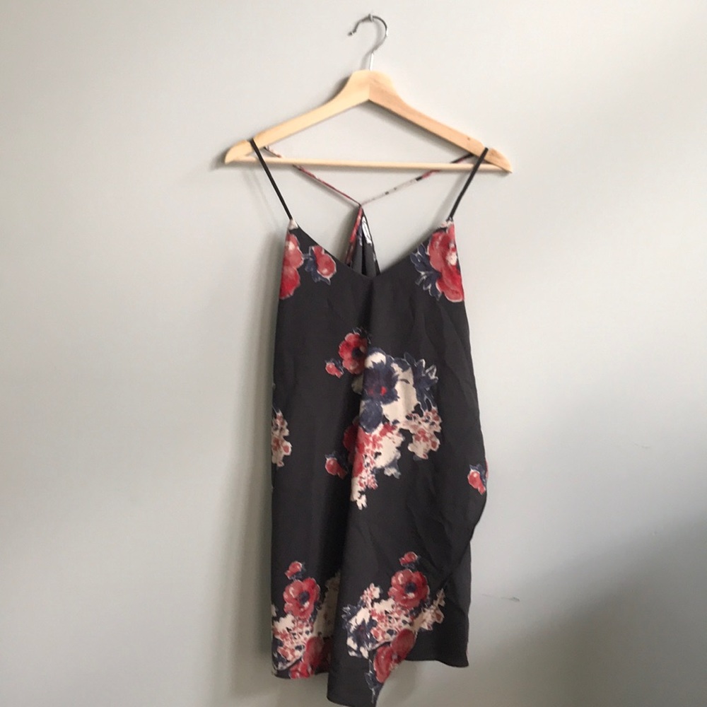 Free People Floral A-Line Chemise